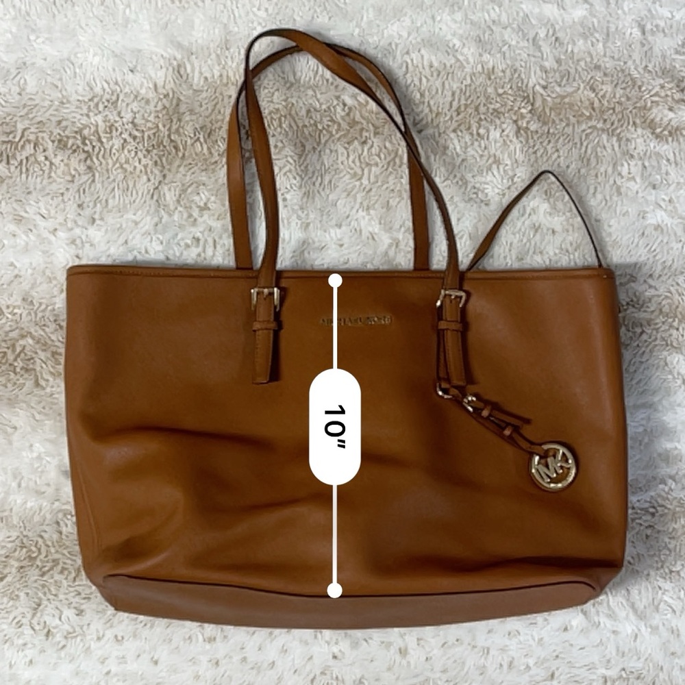 Jet Set Travel Large Saffiano Leather Tote Bag